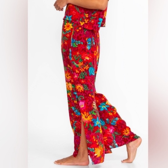 Johnny Was Brooklyn Silk Pajama Pants